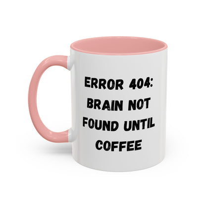 Error 404 Coffee Mug - Perfect for Your Daily Brew, Gift for Programmers, Humor for Coffee Lovers, Office Desk Decor, Nerdy Kitchenware
