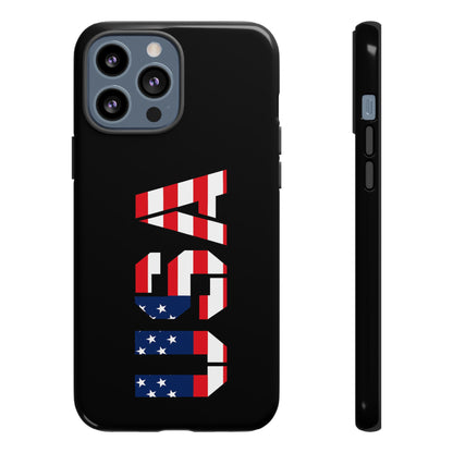 USA Flag Phone Case, Tough Phone Cover, Patriotic Gift, Independence Day Accessory, American Pride Mobile Case - TRV