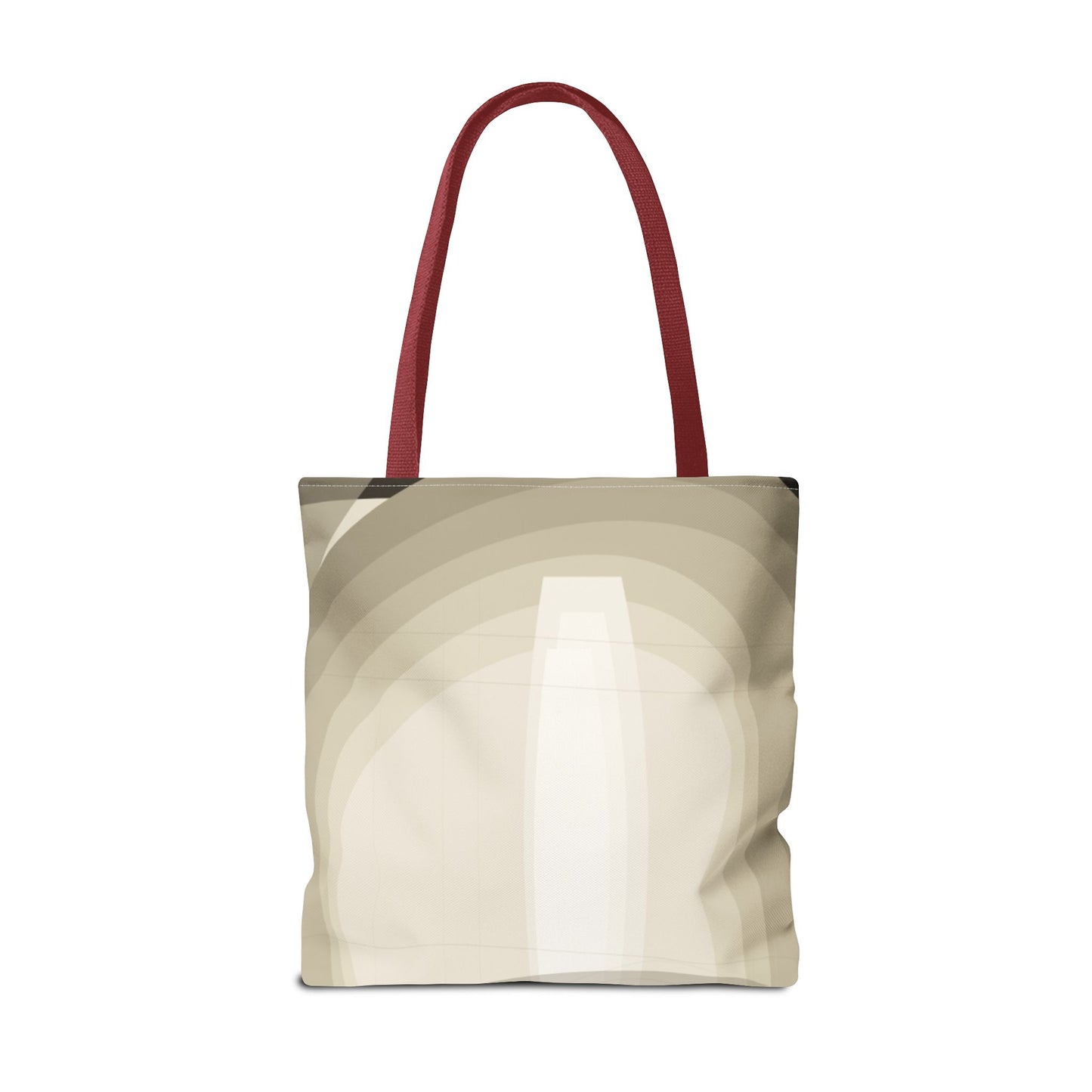Neutral Abstract Light Beam Tote Bag | Minimalist Geometric Pattern