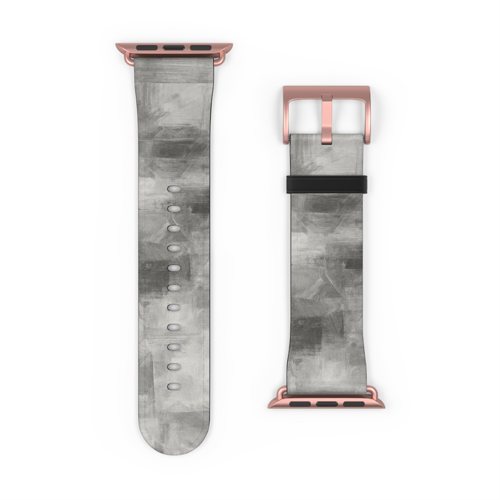 Gray Watercolor Camouflage Watch Band | Neutral Abstract Apple Watch Strap - TRV