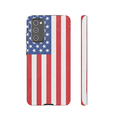 American Flag Phone Case - Patriotic Cell Cover, Tough Cases, USA Pride, Independence Day Gift, Veteran's Day, Phone Protection - TRV