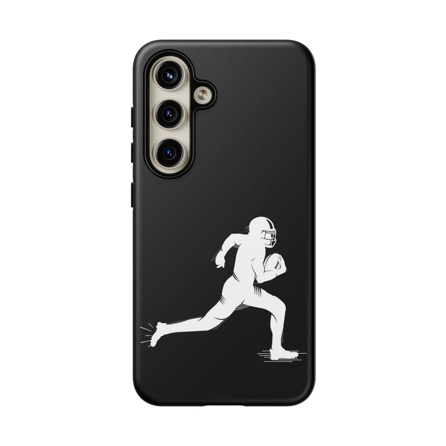 Football Player Phone Case, Tough Cases, Sports Phone Cover, Gift for Athletes, iPhone & Samsung Accessories, Running Player Design - TRV