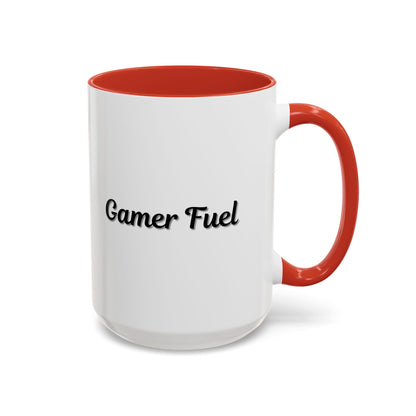 Gamer Fuel Accent Coffee Mug - Perfect for Gamers