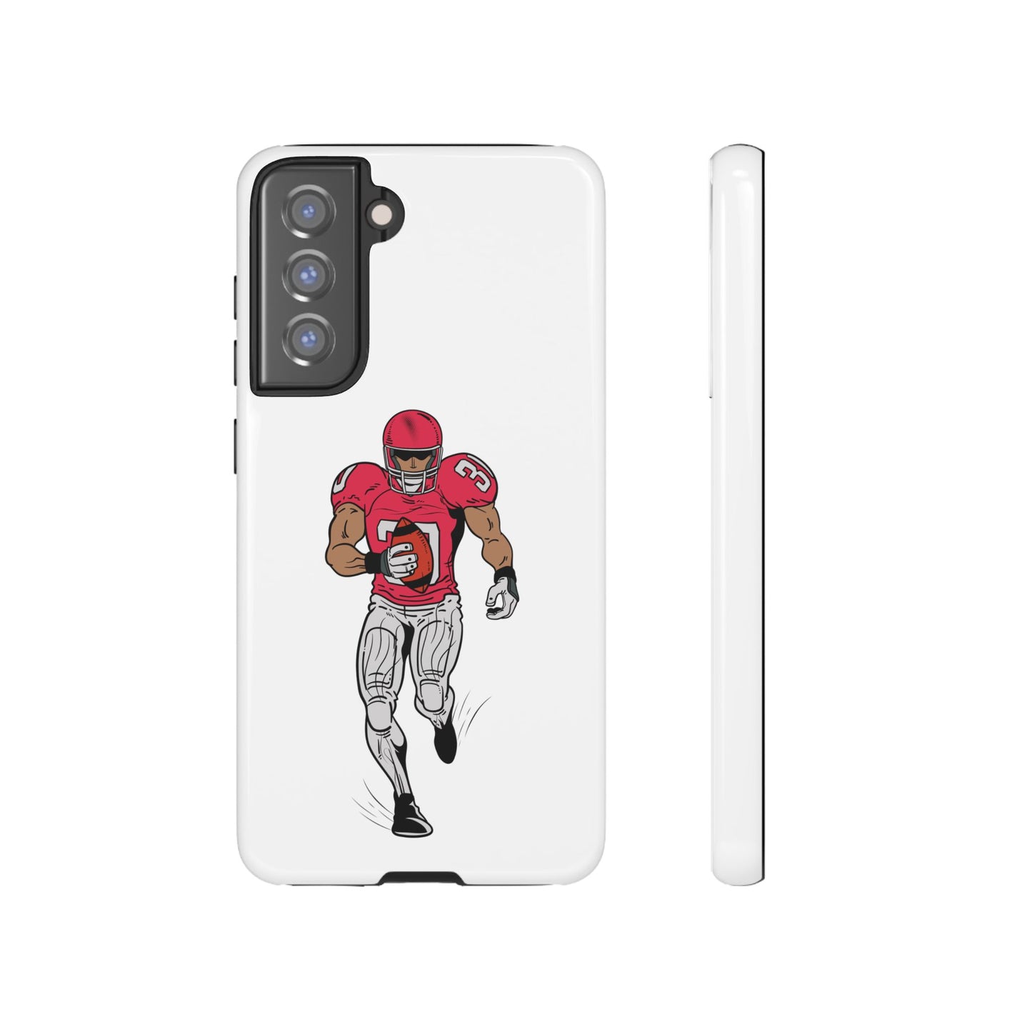 Football Player Tough Case, Sports Phone Cover, Athlete Gift, Tough Phone Case, Fall Sports, Football Lover's Accessory - TRV