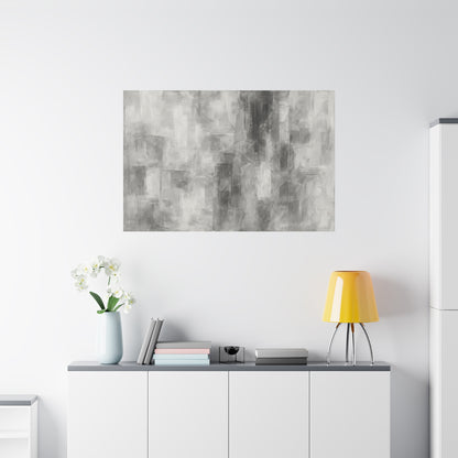 Abstract Grey Canvas Wall Art, Modern Home Decor, Minimalist Artwork, Living Room Accent, Contemporary Art Piece - TRV