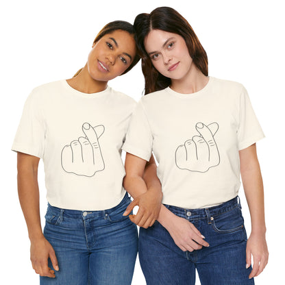 Minimalist Hand Sign Unisex Tee | Casual Everyday Wear | Perfect for Gift Givers