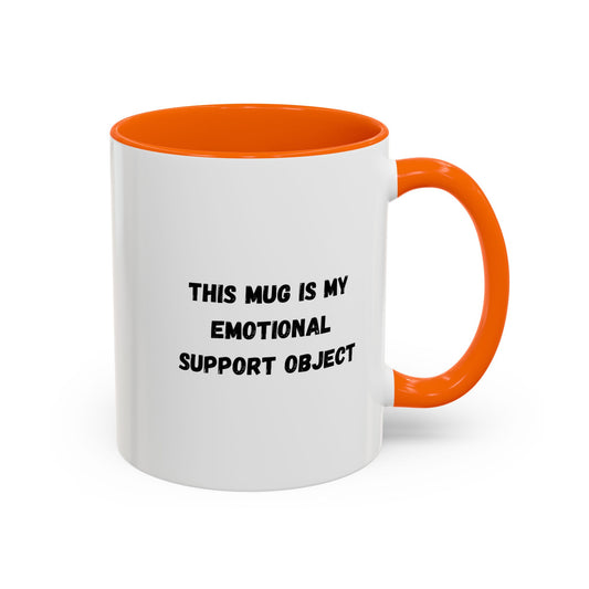 Emotional Support Coffee Mug, Funny Gift for Coffee Lovers, Unique Office Mug, Self-Care Gift, Cute Ceramic Mug
