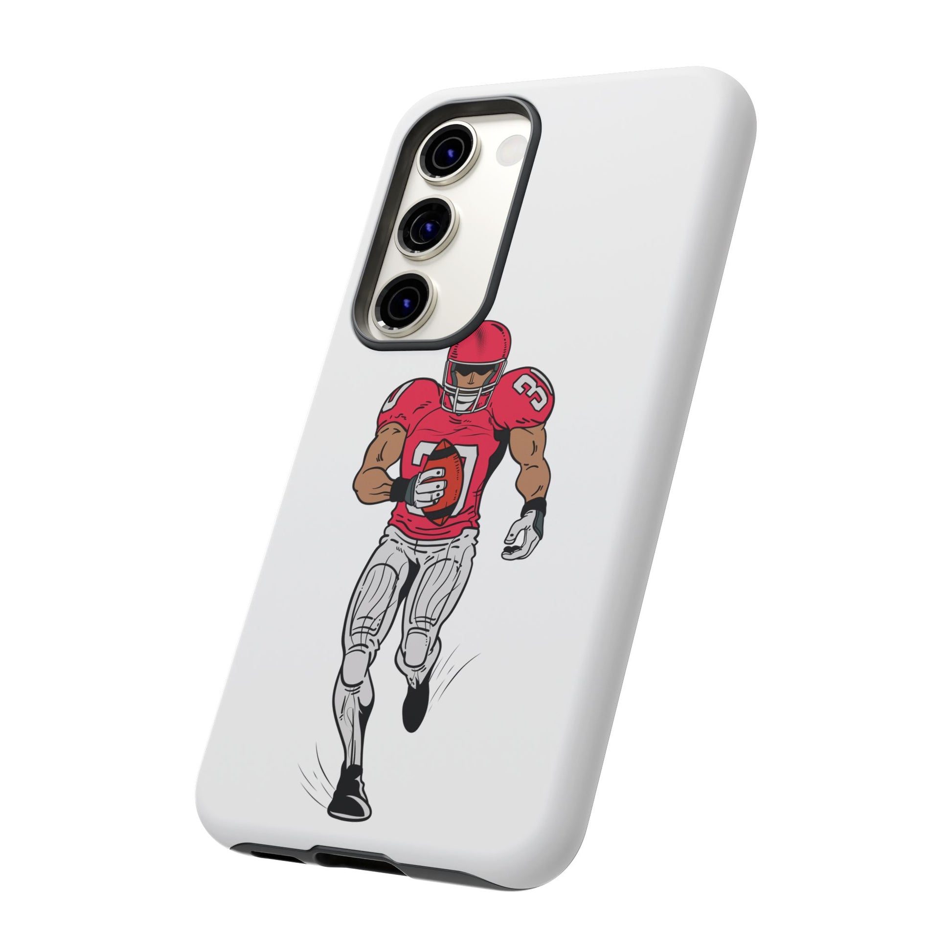 Football Player Tough Case, Sports Phone Cover, Athlete Gift, Tough Phone Case, Fall Sports, Football Lover's Accessory - TRV
