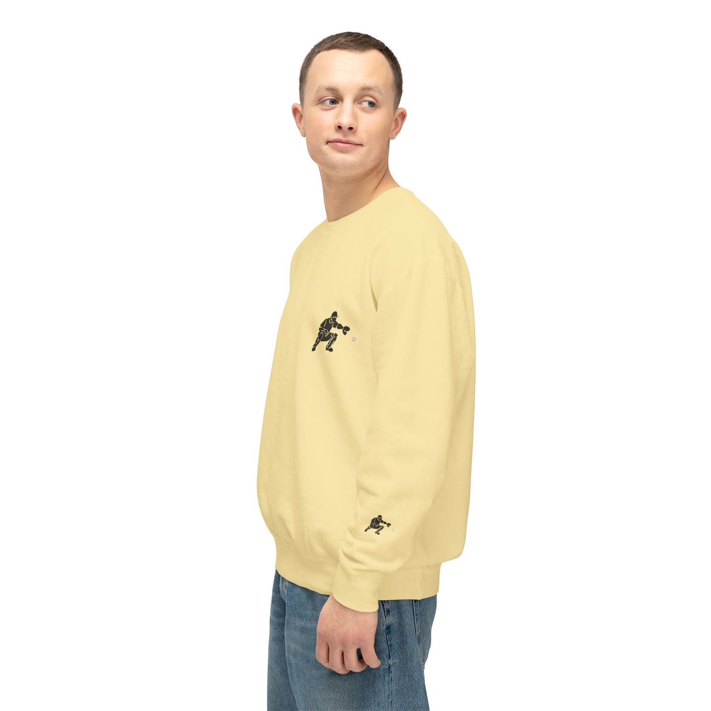 Baseball Catcher Unisex Sports Crewneck Sweatshirt - Perfect for Athletes & Casual Wear, Great for Game Days, Birthdays, Apparel for Fans