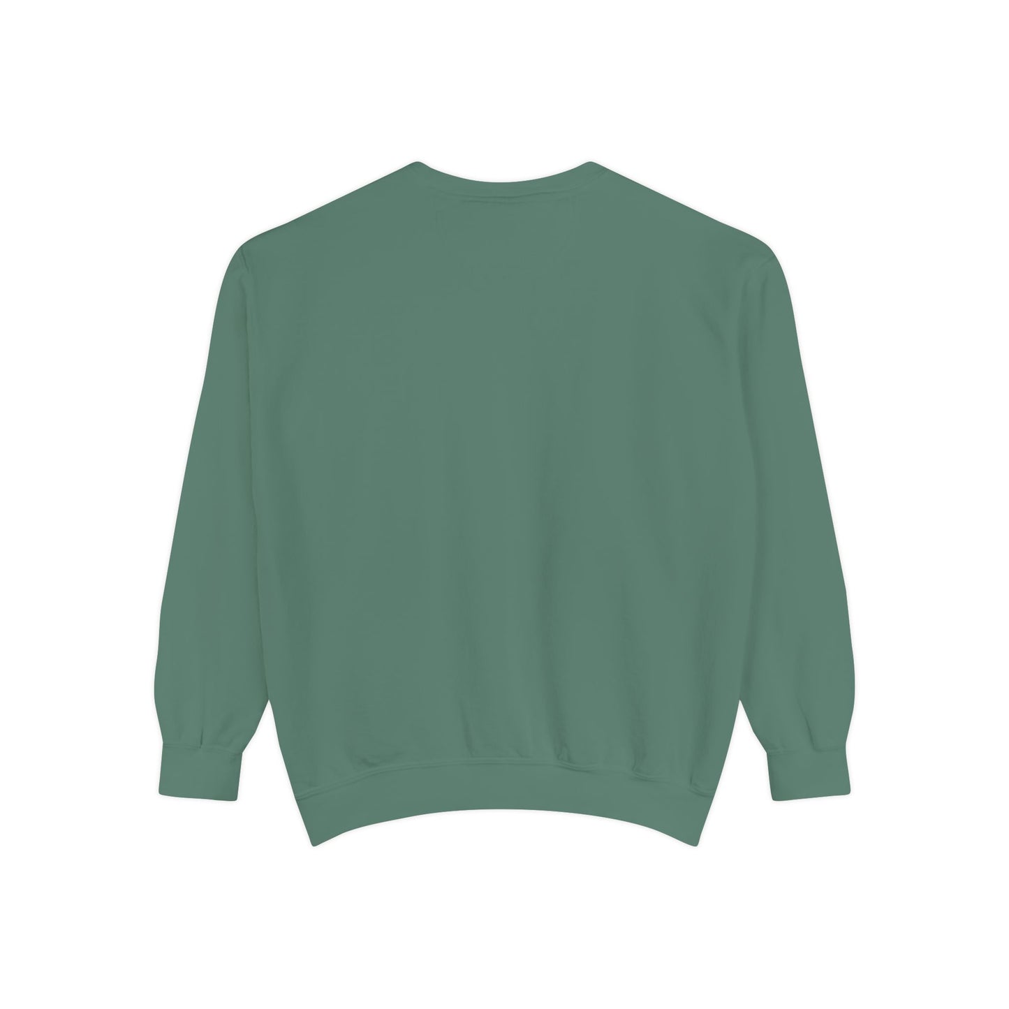 Minimalist Peace Hand Sweatshirt — Small Chest Line Art Crewneck
