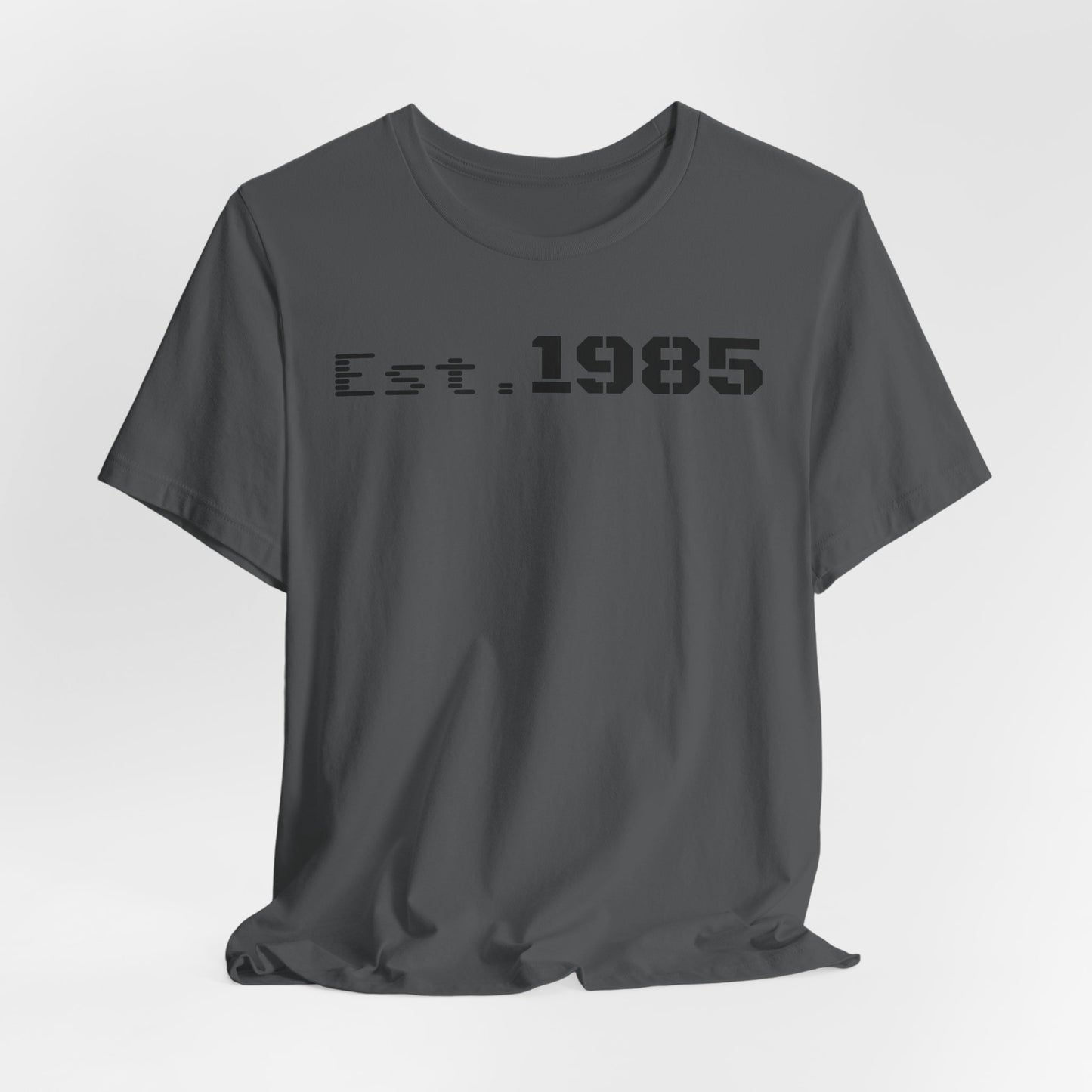 Est. 1985 Vintage Unisex Tee, Retro Birthday T-Shirt, Perfect Gift for 1980s Lovers, Casual Apparel, Timeless Style