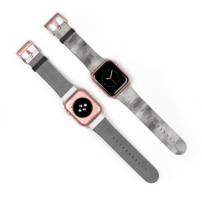 Gray Watercolor Camouflage Watch Band | Neutral Abstract Apple Watch Strap - TRV