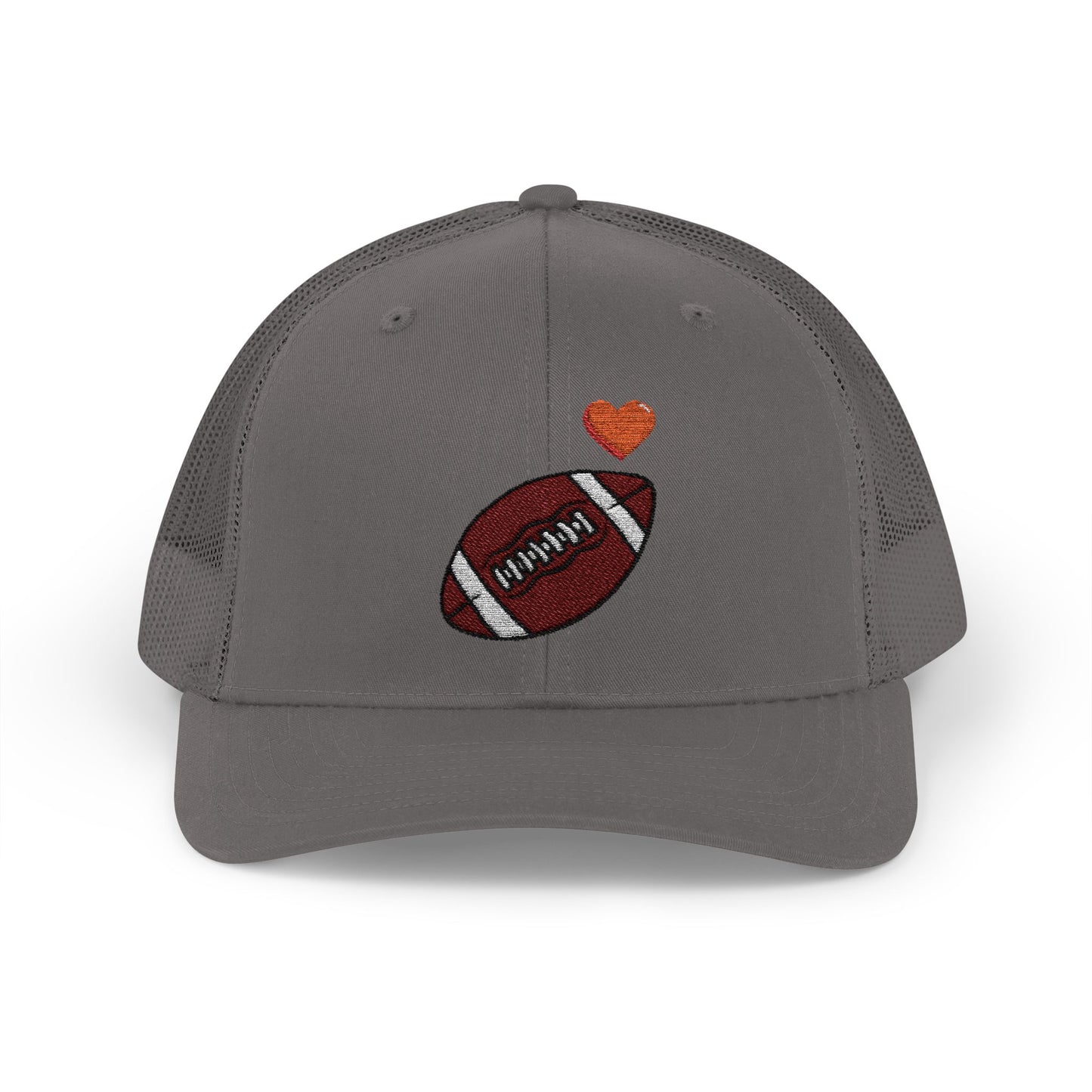 Football Love Snapback Trucker Cap, Sports Hat, Gift for Sports Fans, Casual Wear, Outdoor Activities - TRV