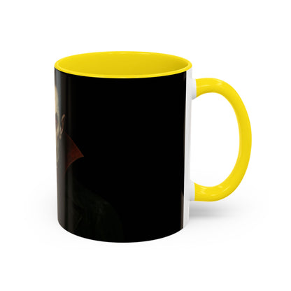 Gothic Dracula Vampire Accent Coffee Mug | Spooky Halloween Gift, Unique Home Decor, Collector's Mug, Coffee Lover's Gift - TRV