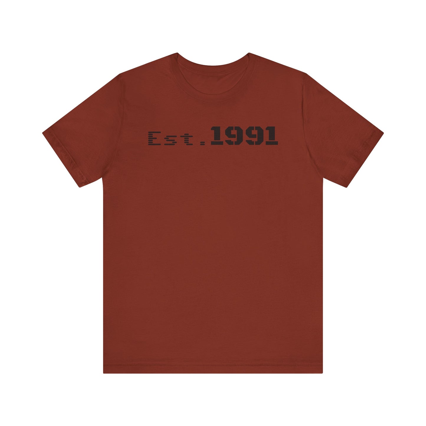 Established 1991 Unisex Jersey Tee | Vintage Anniversary Gift | Casual Wear, Birthday Shirt, Retro Style, Statement Tee, Gift for Him/Her - TRV