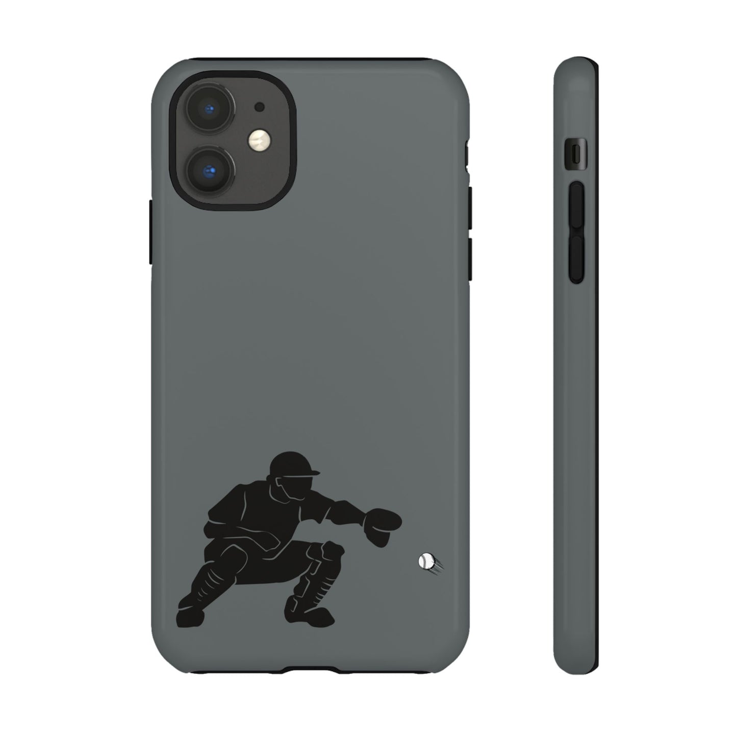 Baseball Catcher Phone Case, Sports Phone Accessory, Tough Cases, Gift for Athletes, Sports Fan Merchandise, Unique Design - TRV
