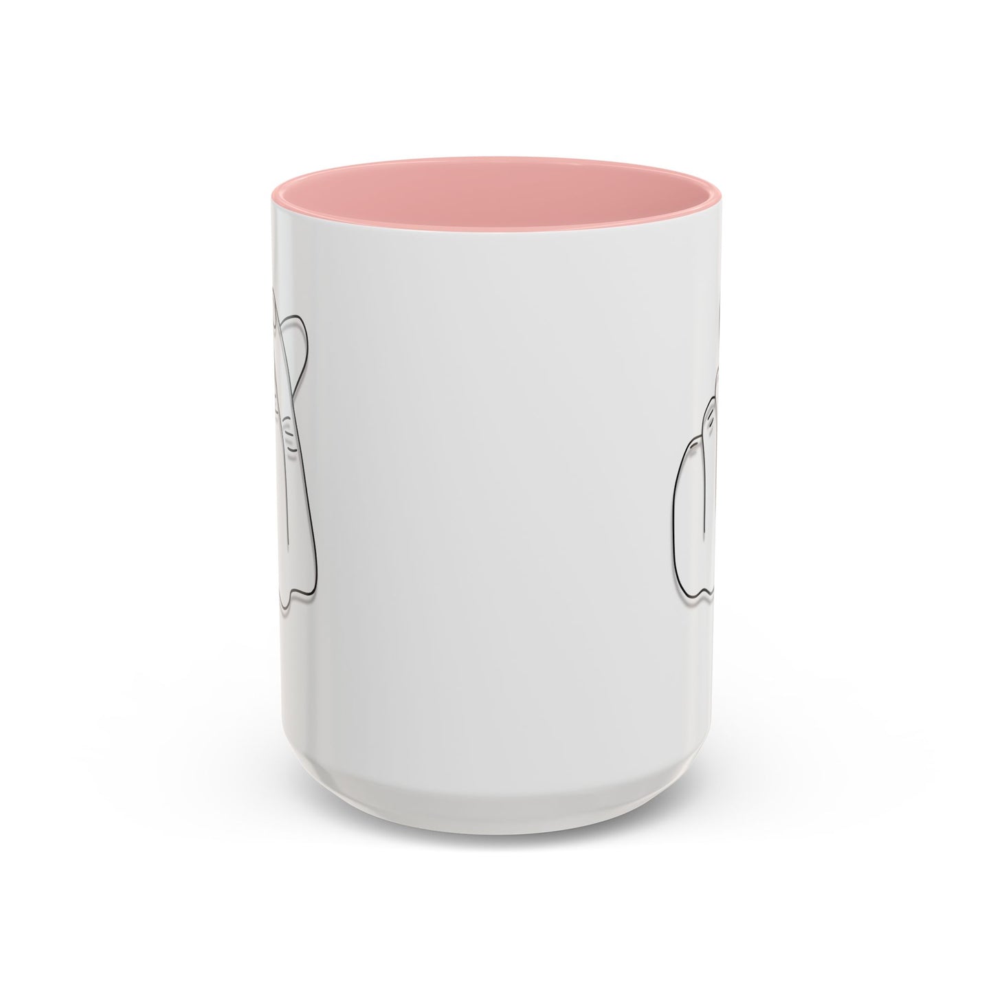 K-Pop Accent Mug - Love Gesture Design (11oz, 15oz), Korean Pop Coffee Cup, K-Pop Lover Gift, Cute Drinkware, Unique Mug