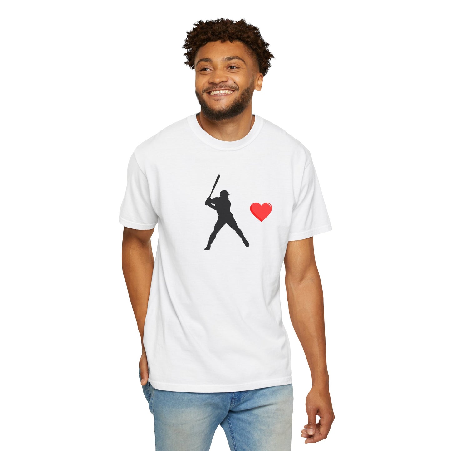 Baseball Love T-Shirt, Unisex Sports Tee, Gift for Baseball Fans, Valentine's Day Shirt, Game Day Apparel, Soft Cotton Top
