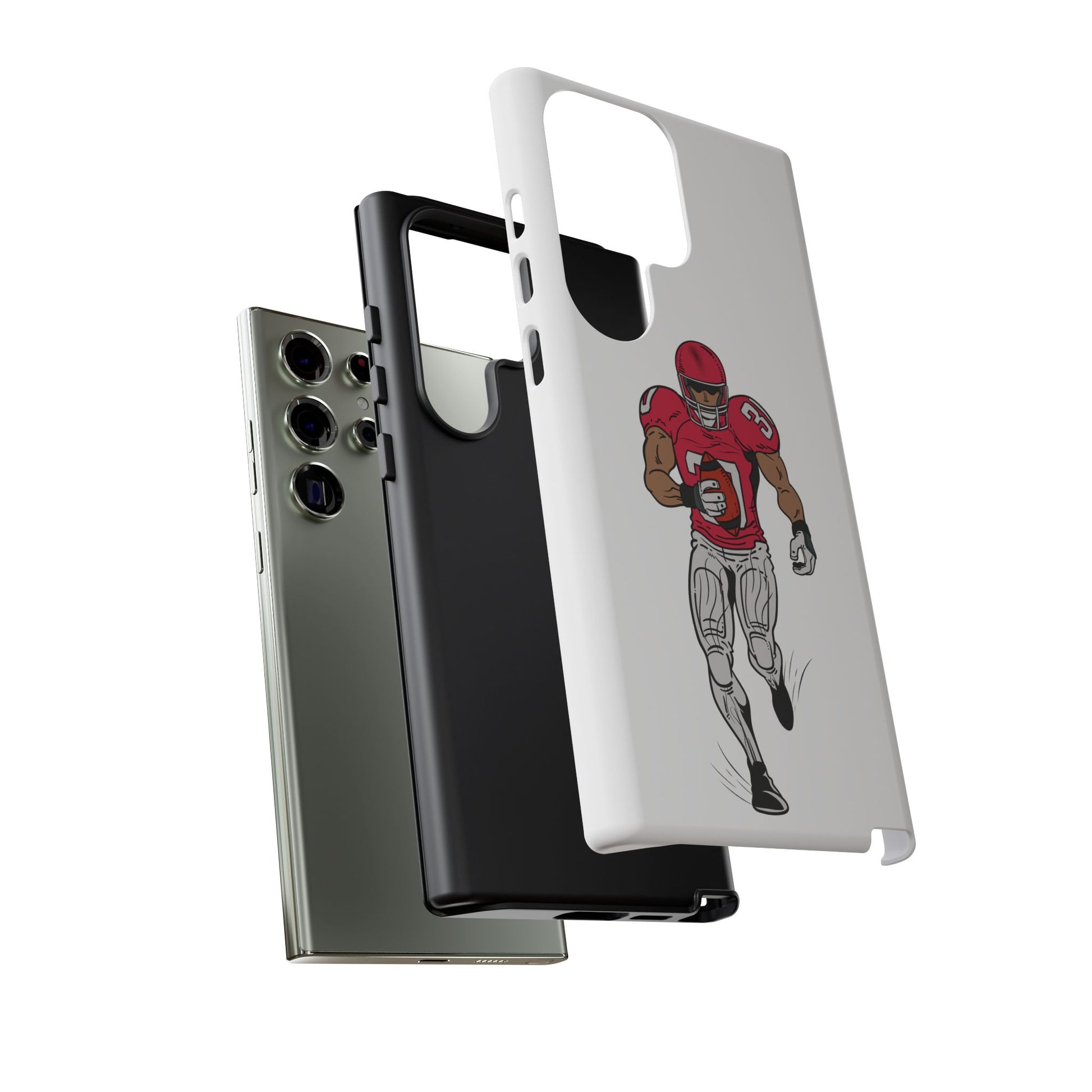 Football Player Tough Case, Sports Phone Cover, Athlete Gift, Tough Phone Case, Fall Sports, Football Lover's Accessory - TRV