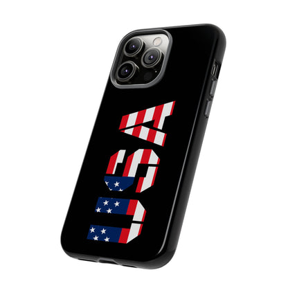 USA Flag Phone Case, Tough Phone Cover, Patriotic Gift, Independence Day Accessory, American Pride Mobile Case - TRV