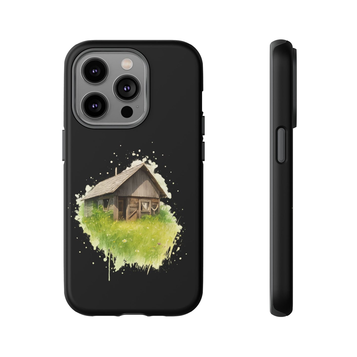 Rustic Farmhouse Phone Case, Cute Cottage Design, Tough Cases for Nature Lovers, Eco-Friendly Gift, Customizable Tech Accessories - TRV