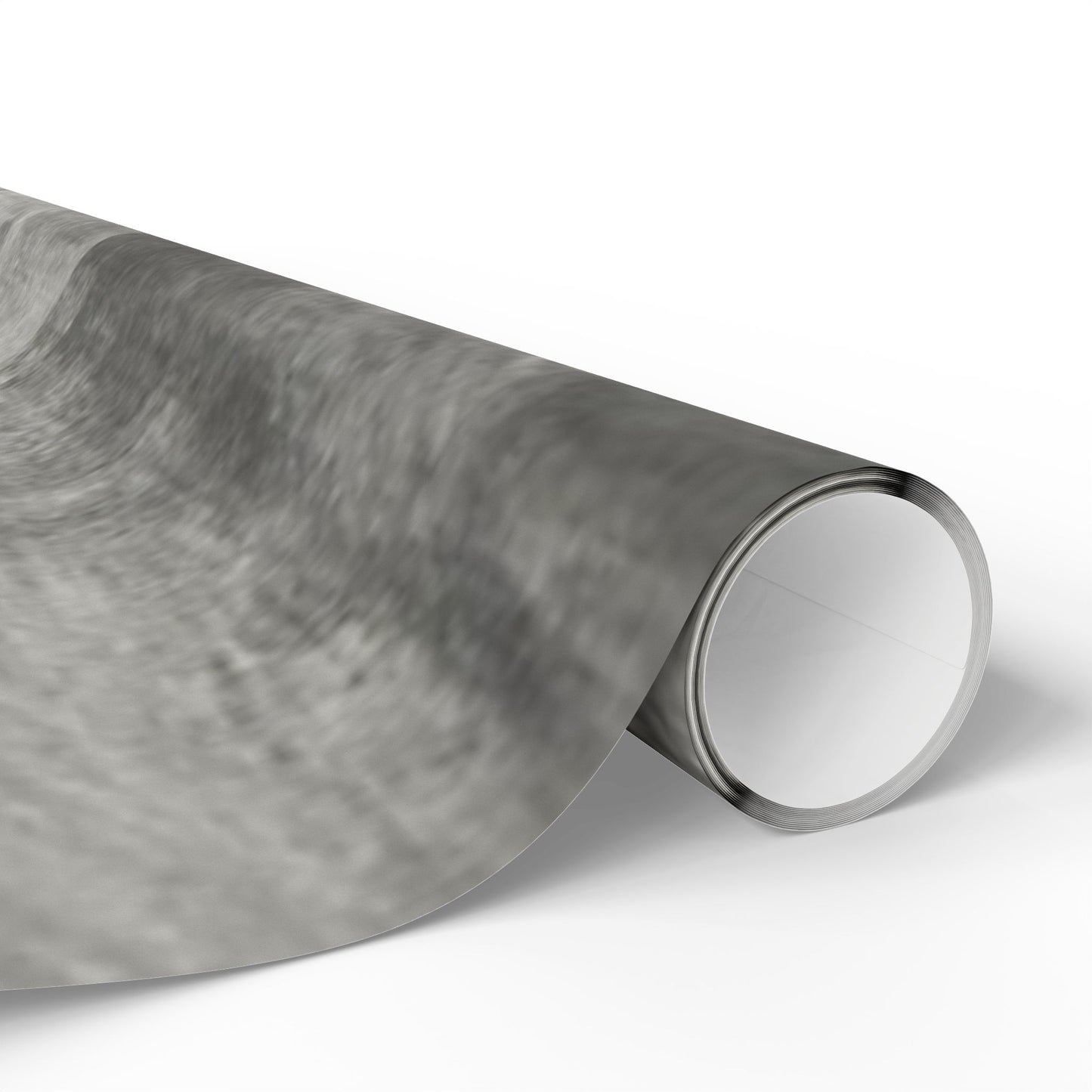 Gray Marble Wrapping Paper Roll — Neutral Watercolor Gift Wrap for Weddings, Birthdays & Minimalist Packaging