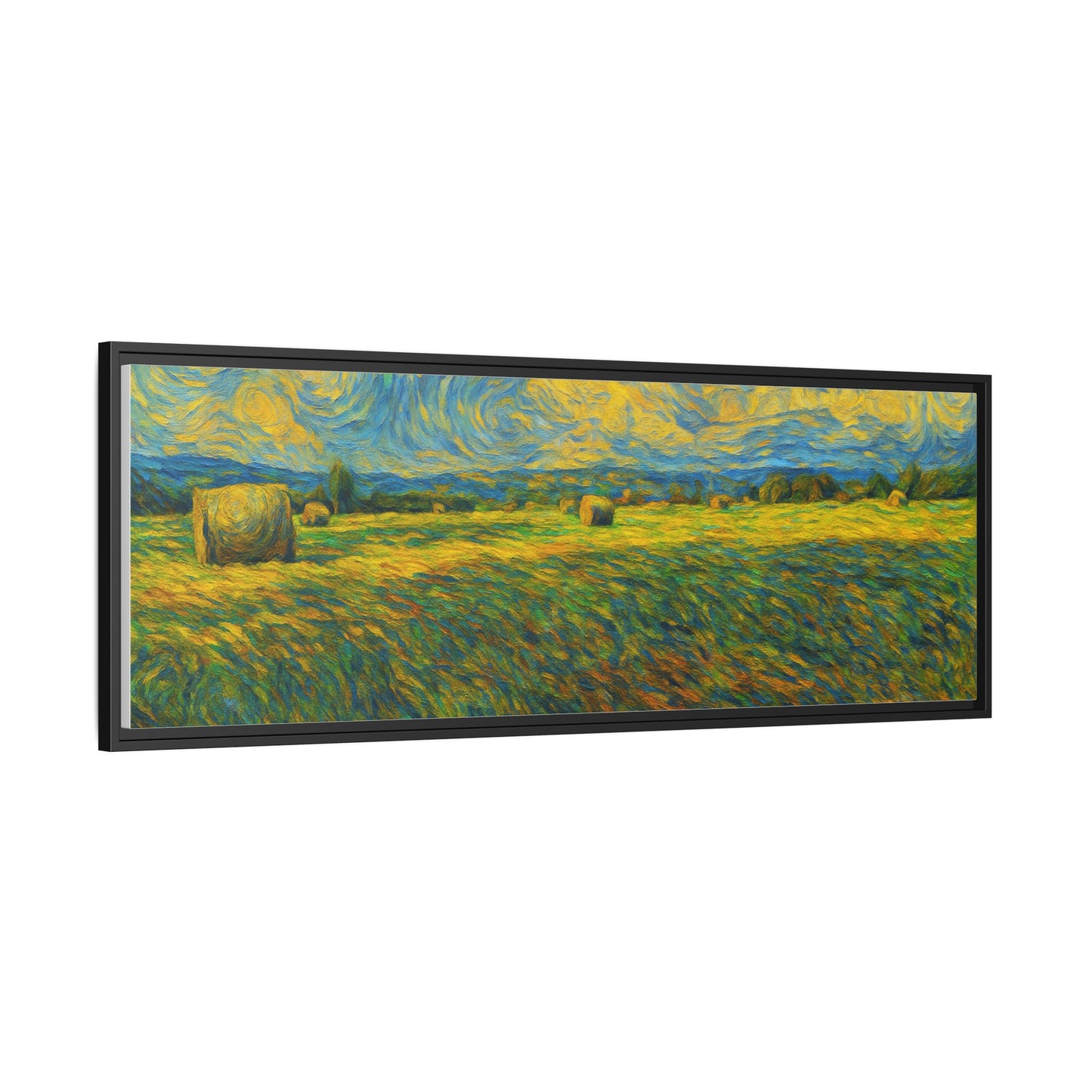 Landscape Matte Canvas, Framed (Multi-color) - TRV