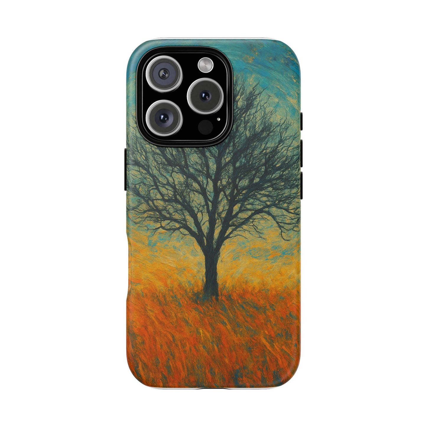 Artistic Phone Case with Tree Design, Nature Lover Gift, Unique Phone Cover, Holiday Present, Eco-friendly Tech Accessories - TRV