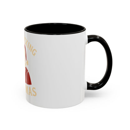 Irreverent Merry Christmas Mug — Funny Santa Middle Finger Coffee Cup (11oz & 15oz)
