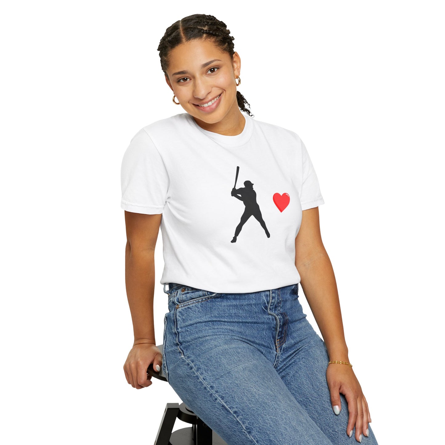 Baseball Love T-Shirt, Unisex Sports Tee, Gift for Baseball Fans, Valentine's Day Shirt, Game Day Apparel, Soft Cotton Top