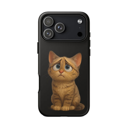 Cute Cat Phone Case, Adorable Kitty Cover, Pet Lover Gift, Unique Animal Design, Customizable Mobile Case - TRV