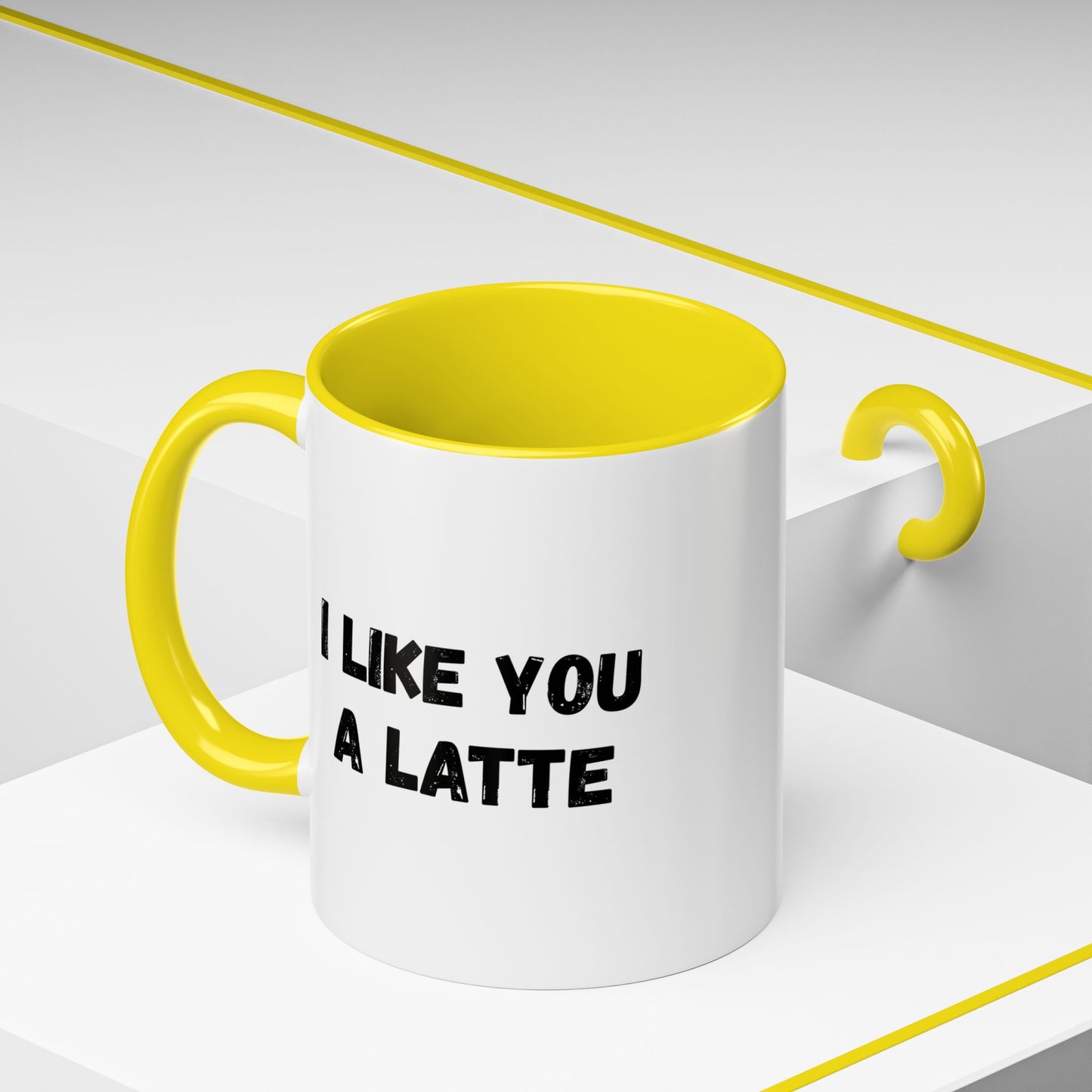 I Like You A Latte Coffee Mug, Funny Coffee Cup, Gift for Coffee Lovers, Cute Office Mug, Humor Tea Mug