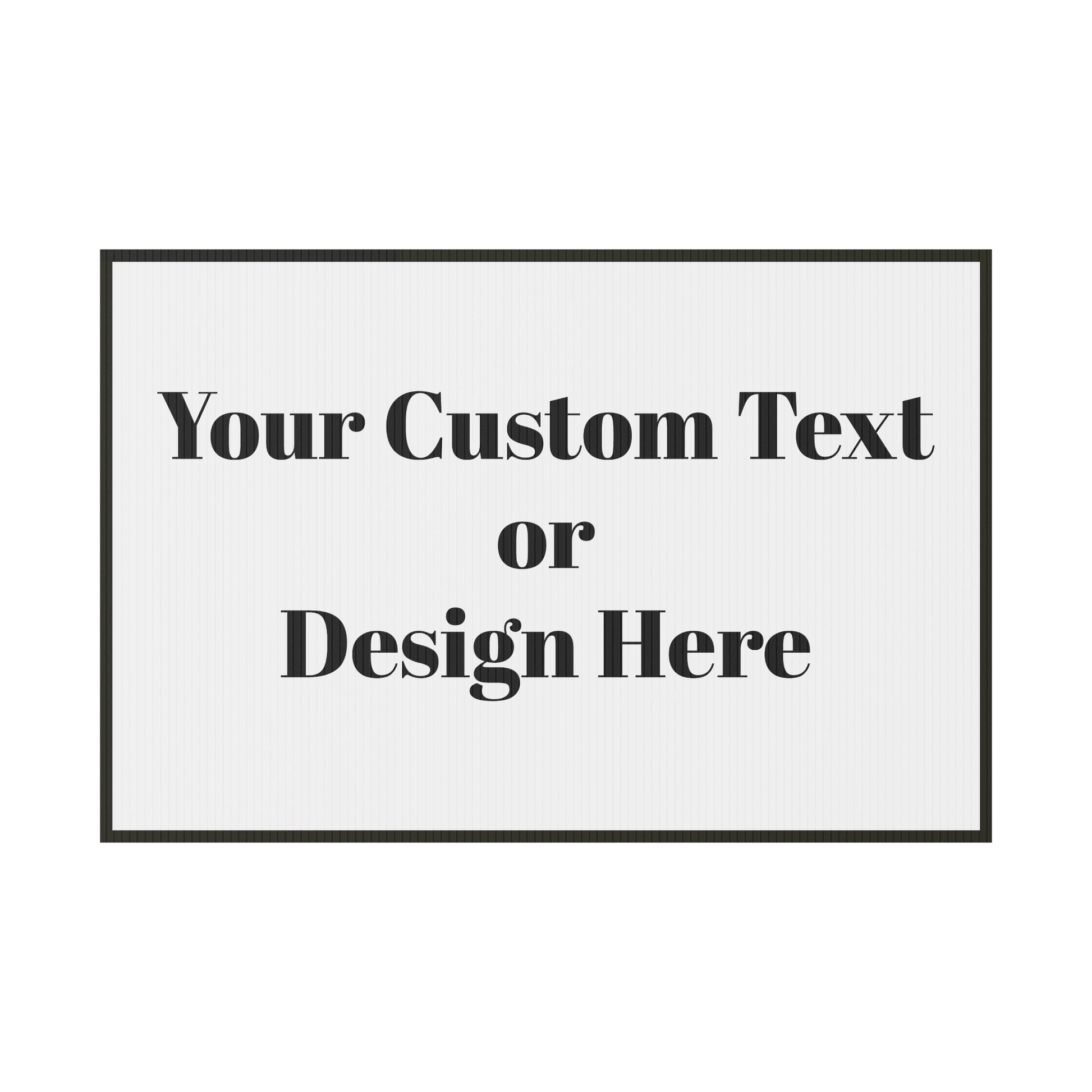 Customizable Plastic Yard Sign for Events, Personalized Outdoor Decor, Garden Signs, Party Signage, Announcement Displays - TRV