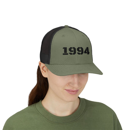 Vintage 1994 Snapback Trucker Cap, Retro Hat, Streetwear Accessory, Gift for Dad/Birthday/Graduation, Casual Outfit - TRV