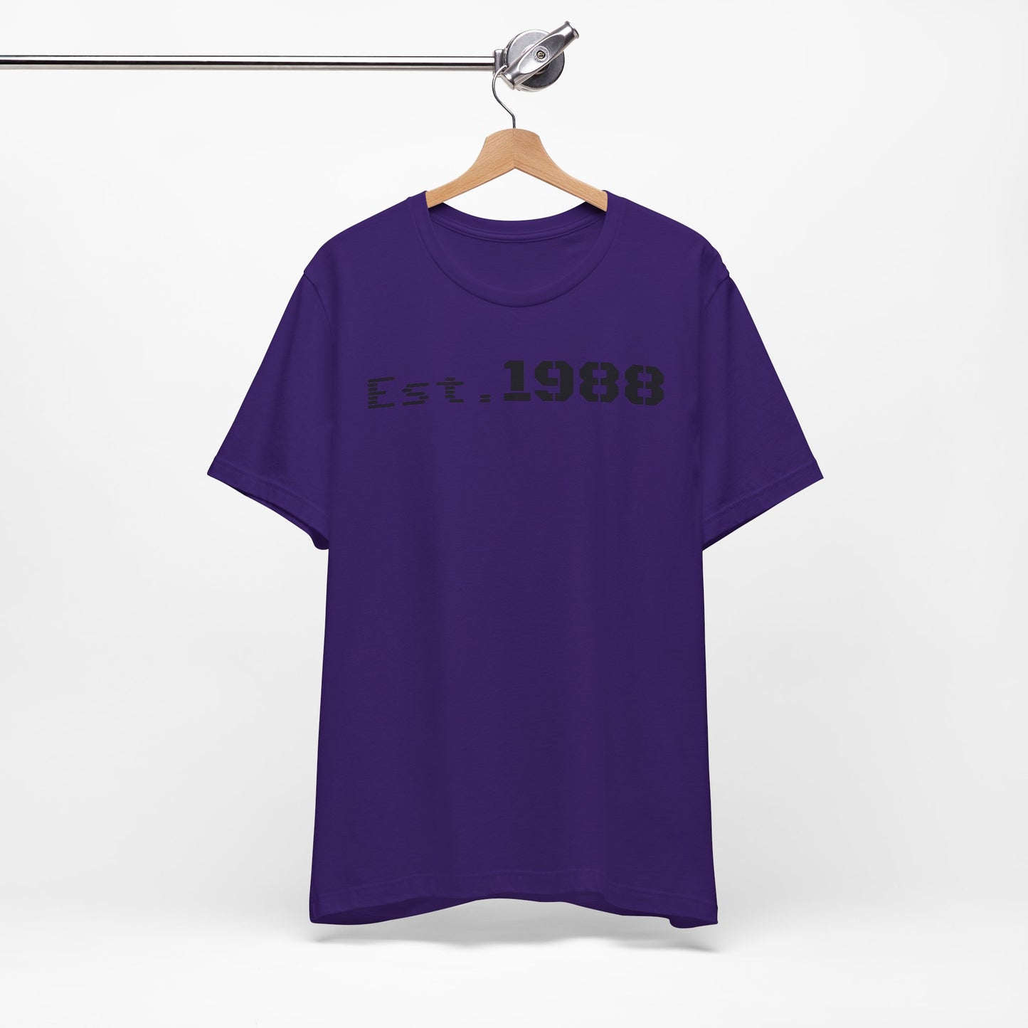 Est. 1988 Unisex Jersey Tee, Vintage Birthday Shirt, Casual Everyday Wear, Gift for Him or Her, Anniversary Celebration Tee
