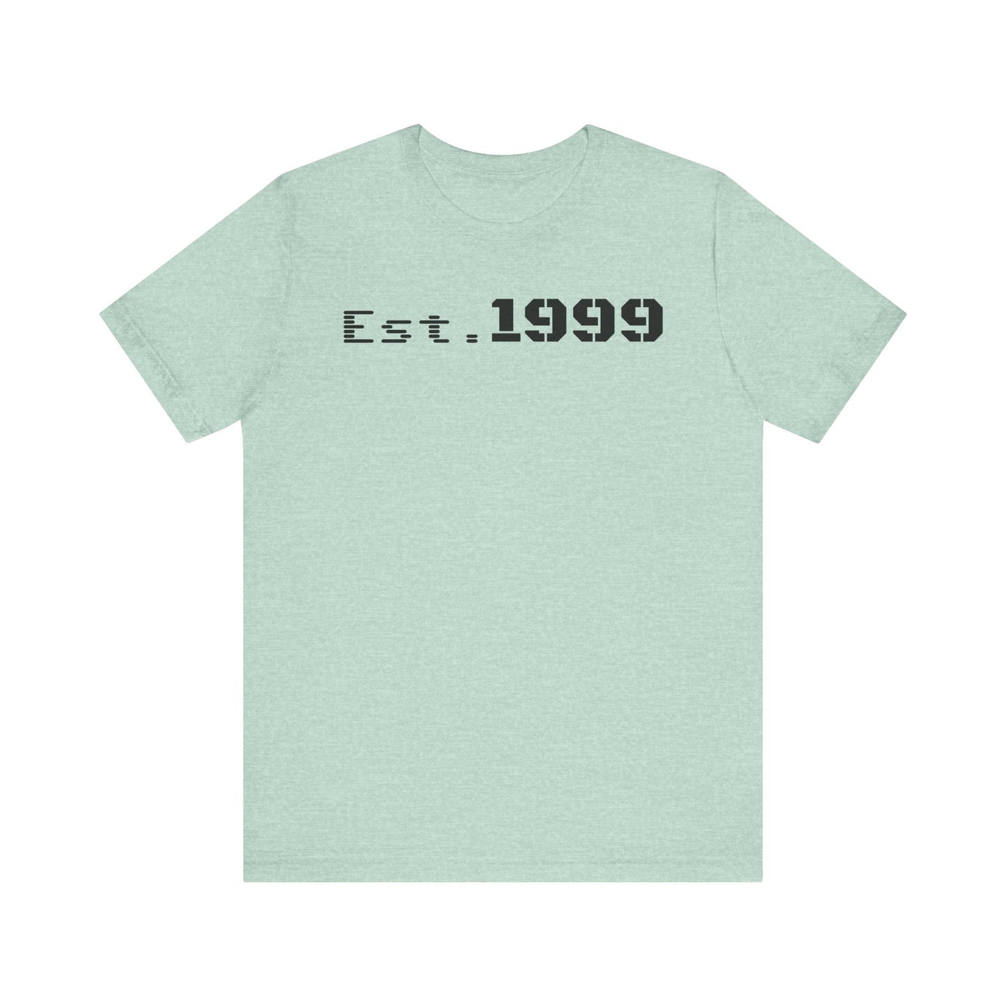 Established 1999 Unisex Tee | Vintage Birth Year Shirt, Casual Birthday Gift, Personalized Family Reunion Apparel, Retro Style [...] - TRV