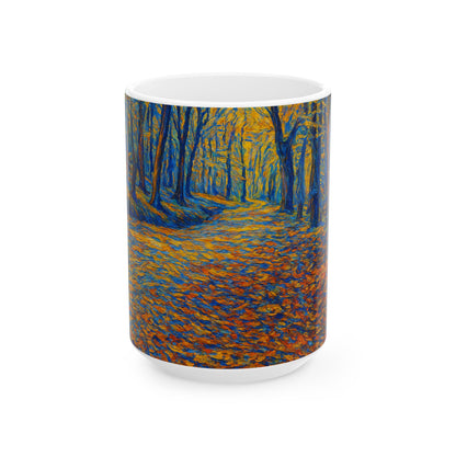 Colorful Abstract Pathway Ceramic Mug - TRV