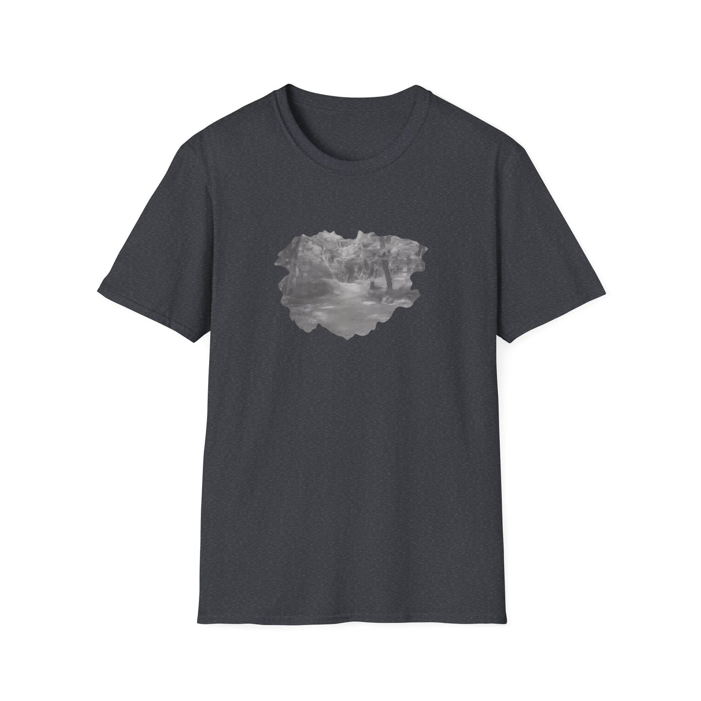 Serene Nature Landscape T-Shirt - Comfortable Unisex Tee, Outdoor Adventures, Nature Lover Gift, Casual Wear, Stylish Spring Top - TRV