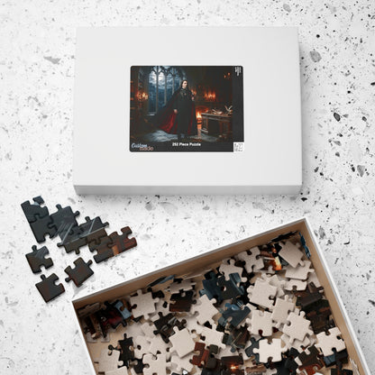 Gothic Vampire Castle Puzzle — Dark Fantasy Jigsaw (110/252/520/1014 pcs)