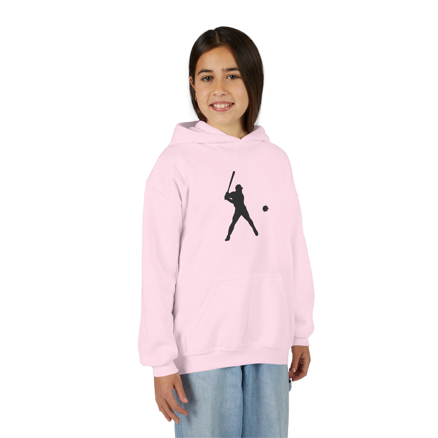 Baseball Themed Youth Hoodie, Sports Sweatshirt, Kids Gift, Youth Apparel, Baseball Fan Gear, Athletic Hoodie
