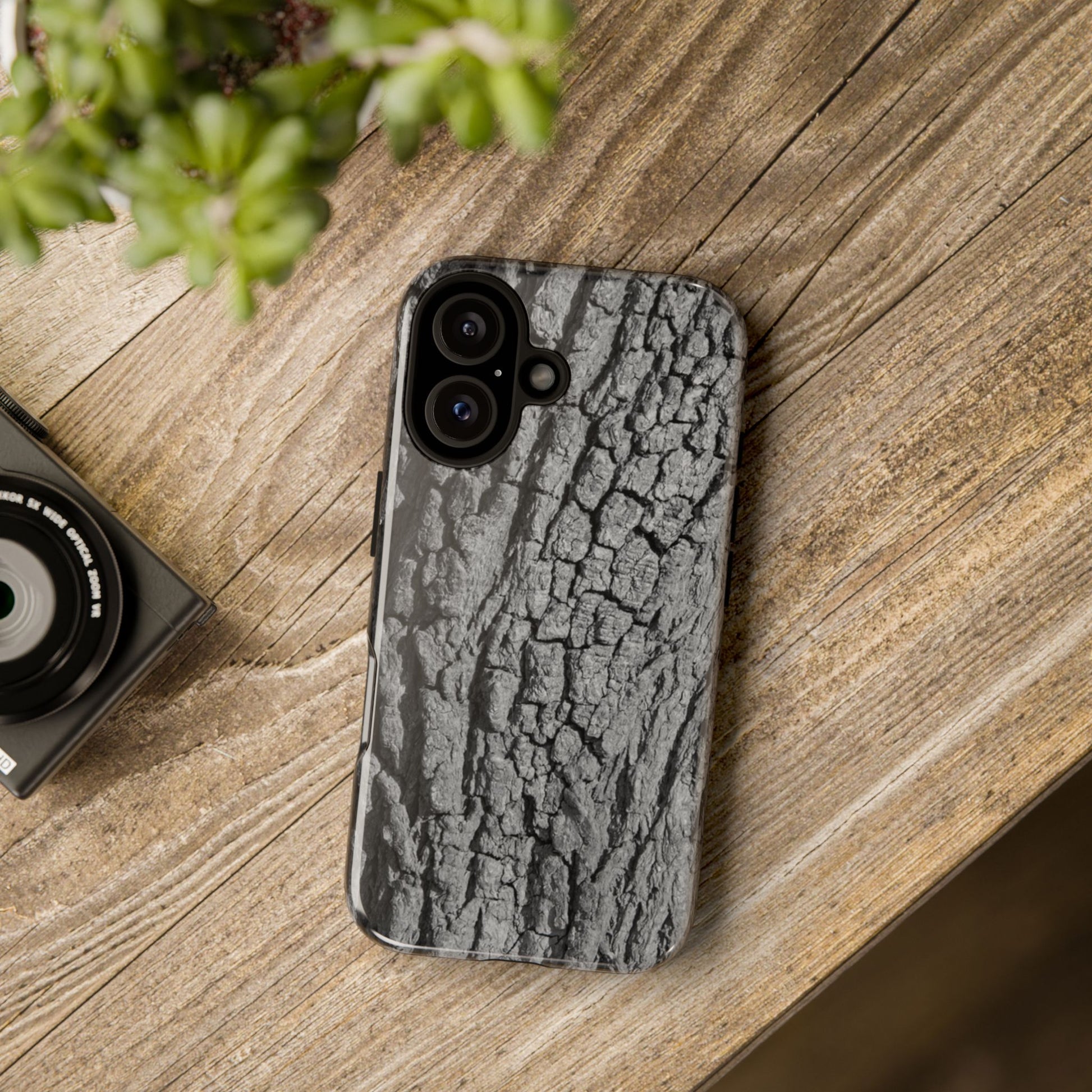 Rustic Bark Phone Case - Tough and Durable Protection - TRV