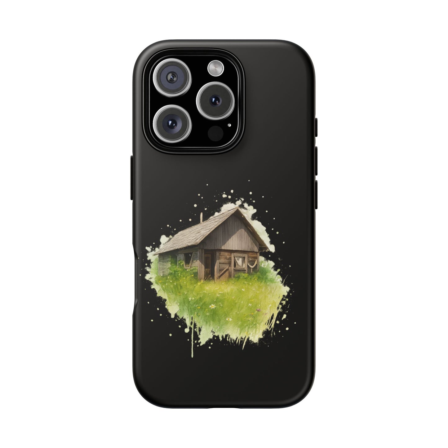 Rustic Farmhouse Phone Case, Cute Cottage Design, Tough Cases for Nature Lovers, Eco-Friendly Gift, Customizable Tech Accessories - TRV