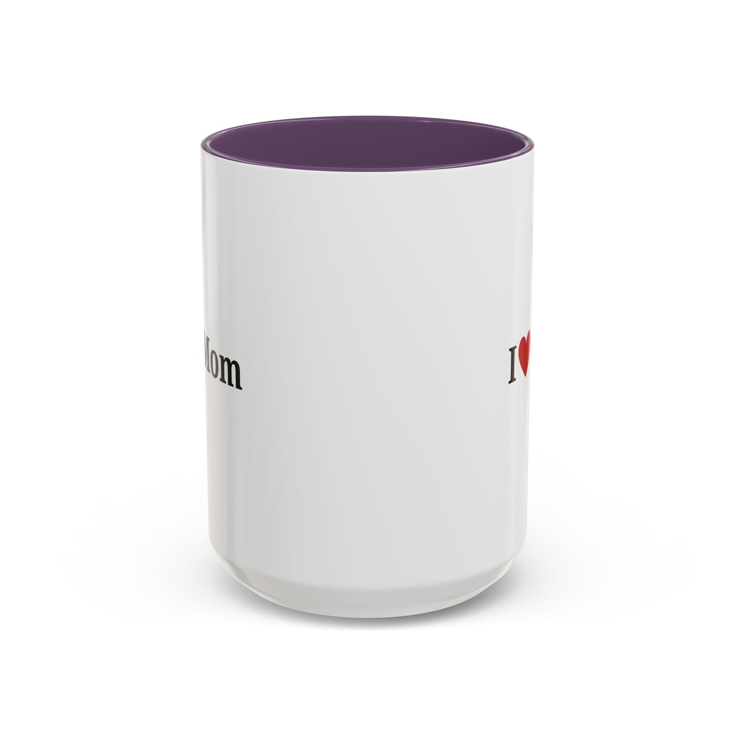 I Love Mom Accent Coffee Mug - Perfect Gift for Mother's Day & Special Occasions - TRV