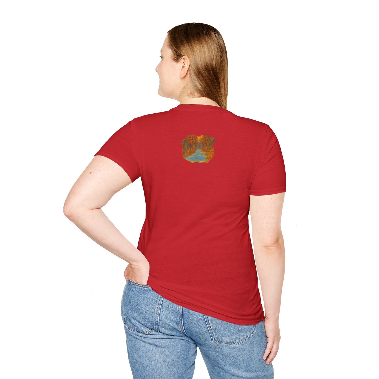 Autumn Pathway Unisex Softstyle T-Shirt, Cozy Fall Shirt, Nature Lover Tee, Scenic Route Top, Gift for Hikers, Casual Wear, Outdoor [...]