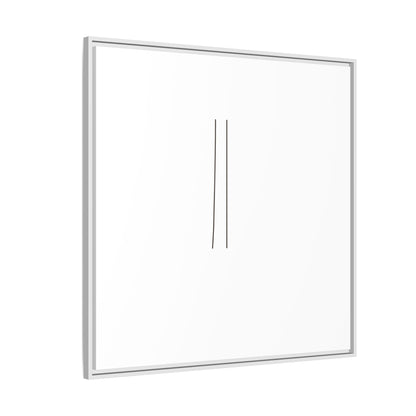 Minimal Line Art | Matte Canvas Framed