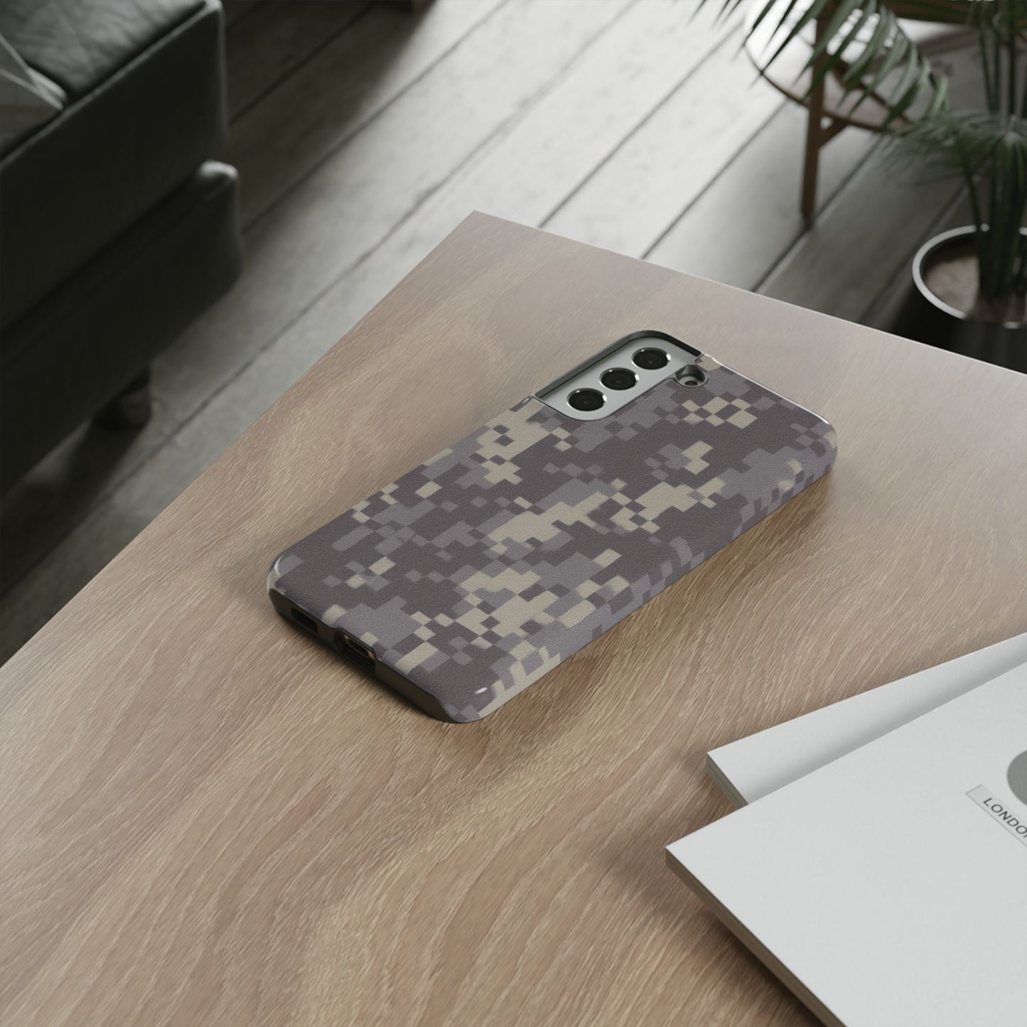Camouflage Phone Case, Military Style Cover, Tough Phone Protection, Durable Phone Accessory, Gift for Veterans, Outdoor Enthusiasts - TRV