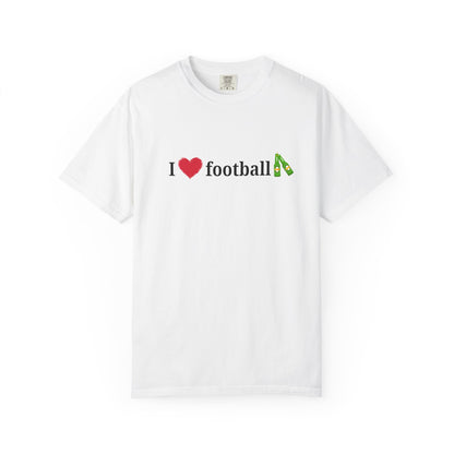Unisex Football Love Tee - Casual Cotton T-Shirt, Gift for Sports Fans, Comfortable Daily Wear, Perfect for Game Days, Fun Summer Outfits - TRV