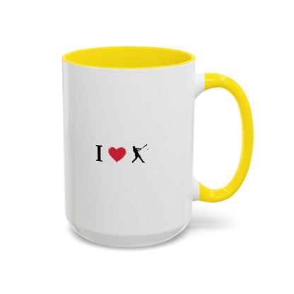 Baseball Love Accent Coffee Mug – Perfect Gift for Sports Fans, Home or Office Use, Great for Birthdays, Anniversaries, and Holidays - TRV