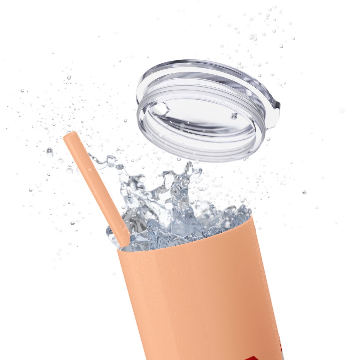 Skinny Tumbler — USA Flag 20oz Straw Tumbler (Patriotic Travel Cup)