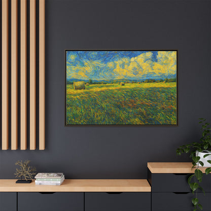 Landscape Matte Canvas, Framed (Multi-color) - TRV
